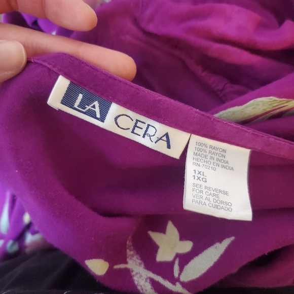 La Cera boho maxi dress 1X - Picture 2 of 5